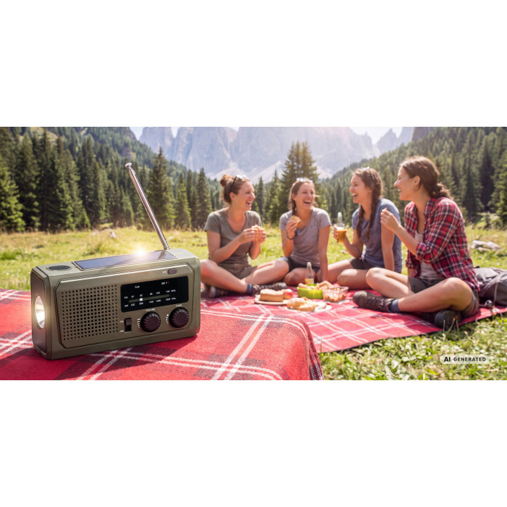 REDLEAF RF02 Radio przenośne 4500 mAh - zielone
