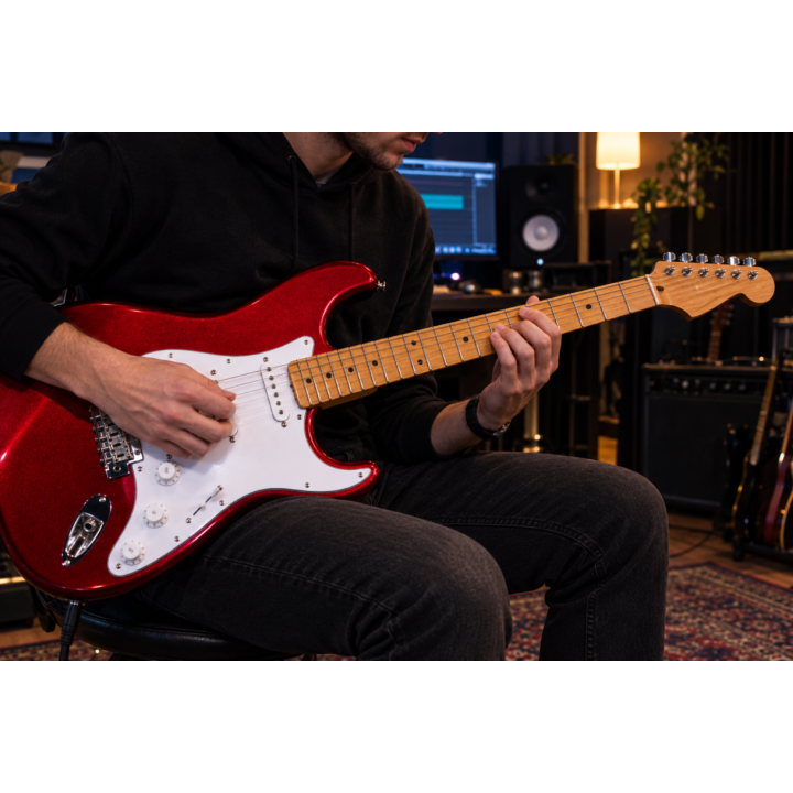 KAZUKI BKZ-FMT01P-RD Gitara elektryczna