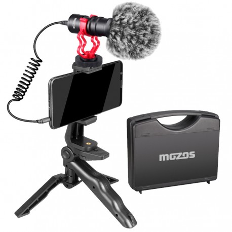 MOZOS MKIT-600PRO mikrofon DSLR do aparatu i telefonu