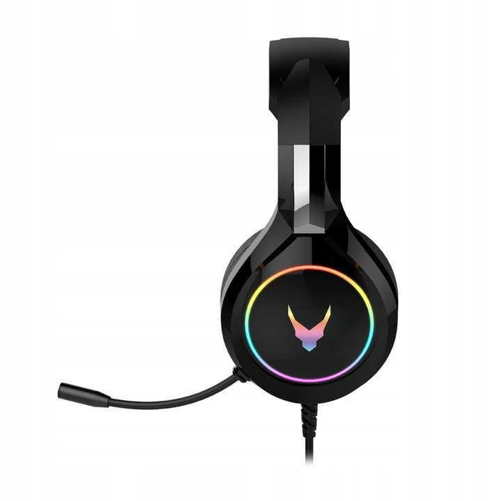 Varr VH6060B sluchawki nauszne z mikrofonem RGB