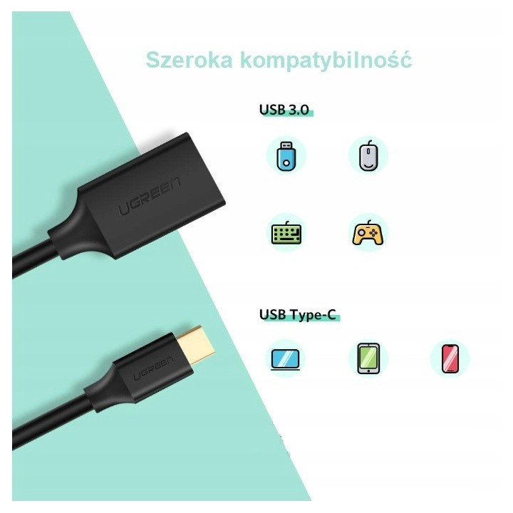 UGREEN 30701 Adapter OTG USB-C 3.0