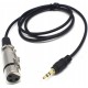 MOZOS MCABLE-XLR kabel mikrofonowy żeński XLR - wtyk Jack 3,5mm 1,5m