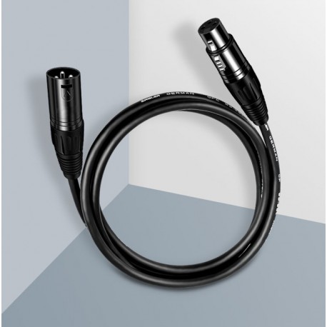 MOZOS MCABLE-XLR-FTM kabel mikrofonowy żeński XLR - męski XLR 3m