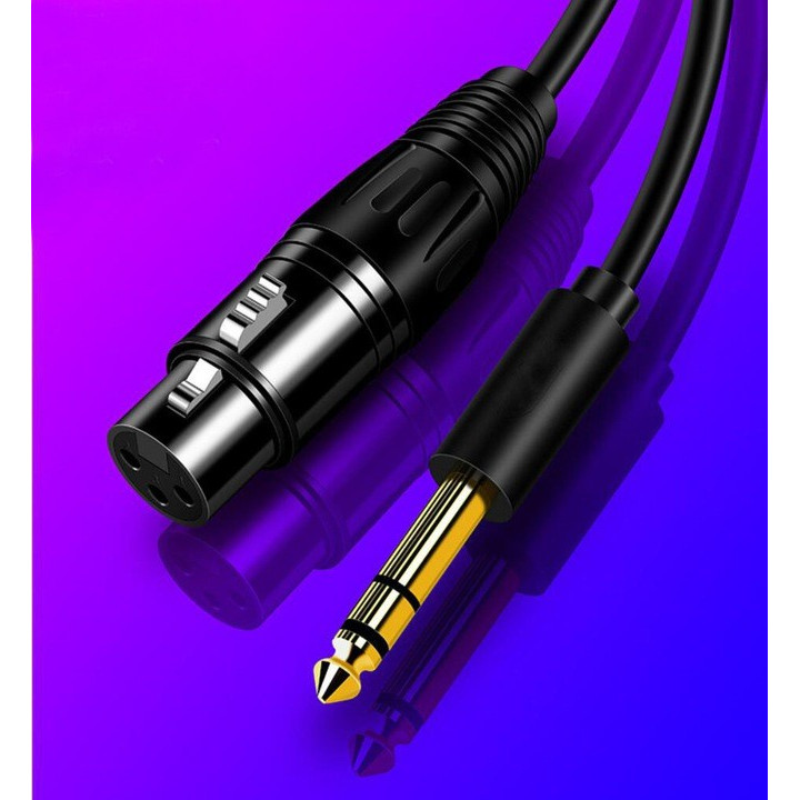 MOZOS MCABLE-XLR-FJ kabel mikrofonowy zenski XLR - wtyk Jack