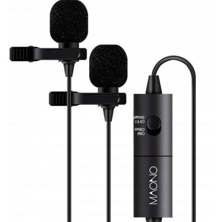MAONO AU-200 mikrofon krawatowy podwójny