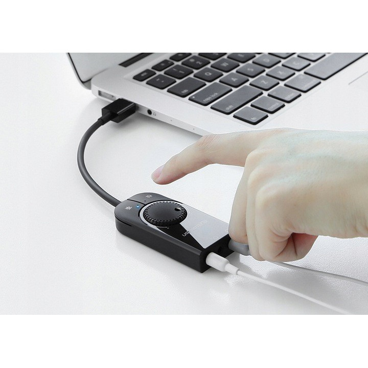 UGREEN Zewnetrzna karta dzwiekowa USB 15cm