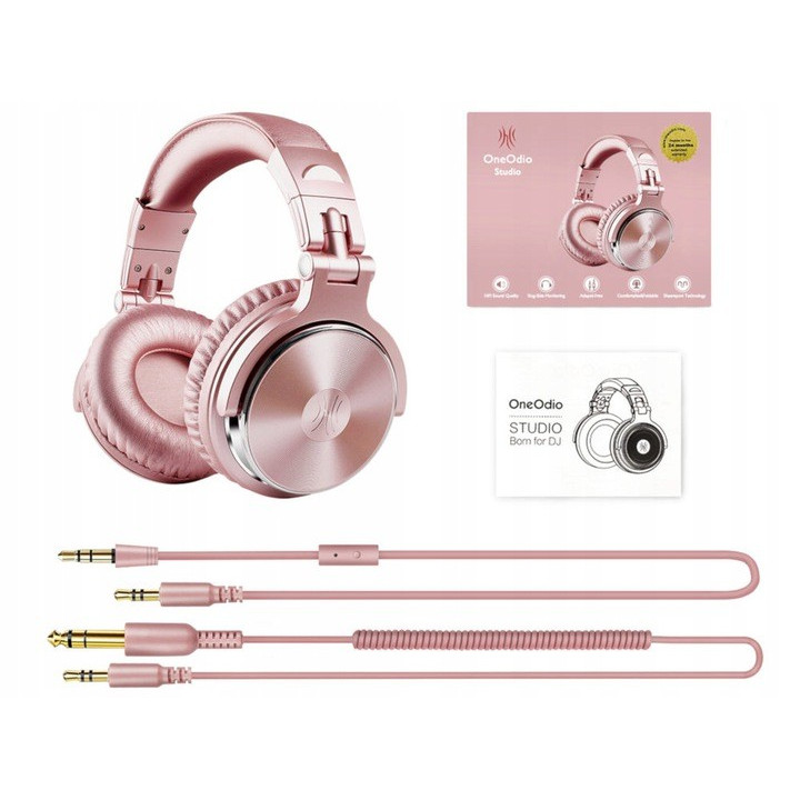 ONEODIO PRO-10 sluchawki nauszne rózowe