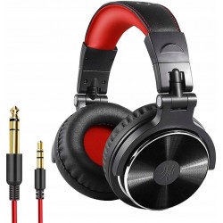 ONEODIO PRO-10 słuchawki nauszne czerwone