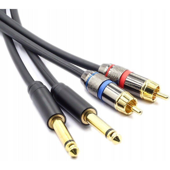 MOZOS MCABLE-2JT2R 2x jack 6,3mm - 2x RCA