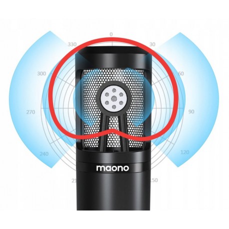 MAONO AU-PM360TR mikrofon XLR ze statywem