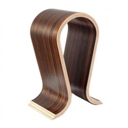 PLATINET profilowany stojak na słuchawki drewno orzecha włoskiego