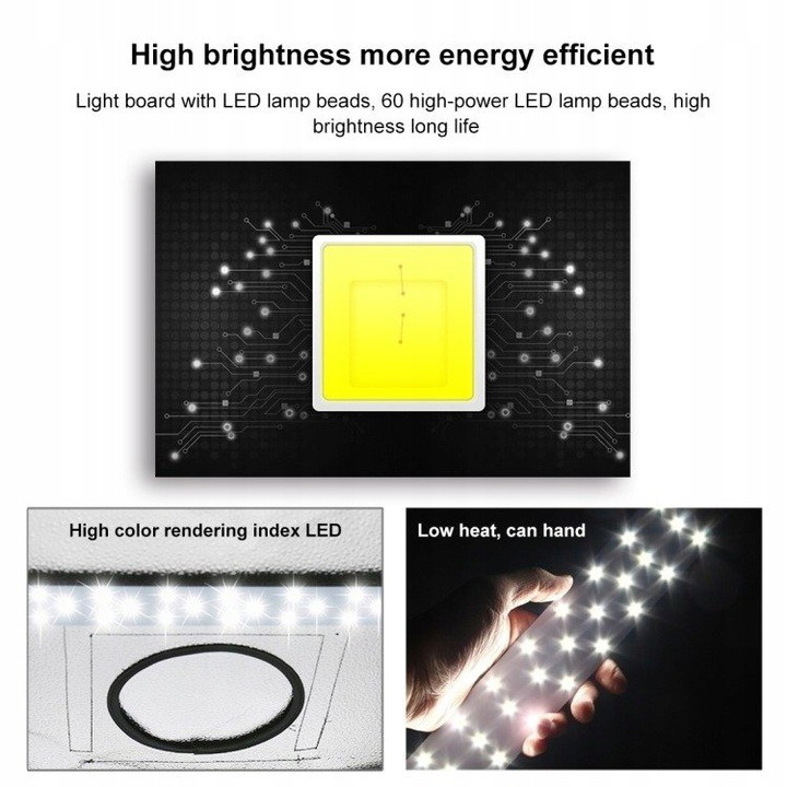 PULUZ PU5040 namiot bezcieniowy 40cm x 40cm LED