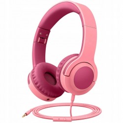 PICUN Q2-PEACH słuchawki przewodowe różowe